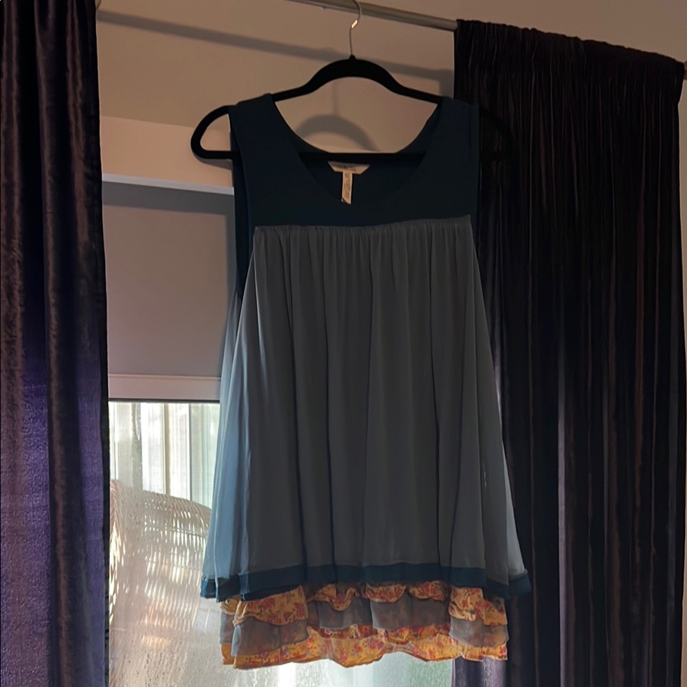 Matilda Jane Blue School Spirit Flowy Tank